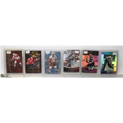 LOT OF 3-YZERMAN & 3-PATRICK ROY INSERT CARDS