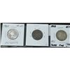 Image 2 : LOT OF 3-1962-1903-1918 TWENTY FIVE CENTS
