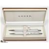 Image 1 : CROSS PEN / PENCIL SET - MANHATTAN SATIN CHROME