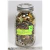 Image 1 : PIN COLLECTION - ASSORTED IN 1 QUART SEALER JAR