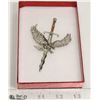Image 1 : EAGLE NECKLACE WITH SWORD AND IN BOX