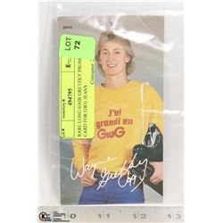 RARE LONG HAIR GRETZKY PROMO CARD FOR GWG JEANS
