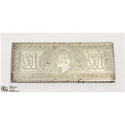 TROY OUNCE 1925 SILVER 1 POUND POSTAGE STAMP