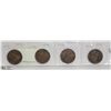 Image 1 : LOT OF 4 BRITISH 1921 LARGE PENNIES