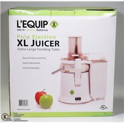 L'EQUIP PULP EJECTION XL JUICER, WHITE