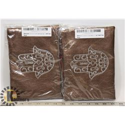 LOT OF TWO MOROCCAN TOTE / MAKUP BAGS