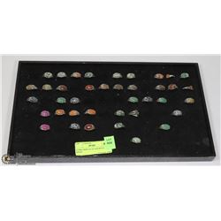 LARGE STORE DISPLAY OF ASSORTED  RINGS DISPLAY IS