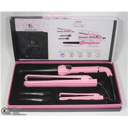 FULL SET OF 3 PINK STRIPES PROFESSIONAL STYLING