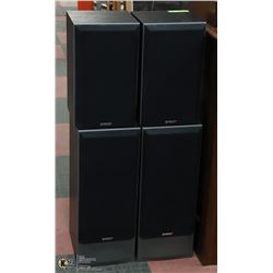 2 SETS OF ENERY HOME SPEAKERS