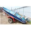 Image 1 : 14 FOOT ALUMINIUM FISHING VIKINGS  BOAT ON TRAILER