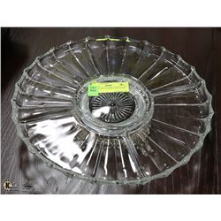 ORNATE METAL BASS LAZY SUSAN  13" DIAMETER