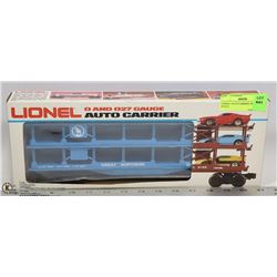 LIONEL AUTO CARRIER TRAIN CAR 0 SCALE