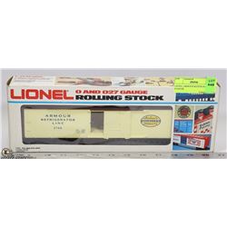 LIONEL ARMOUR REEFER RAIL CAR 0 GAUGE