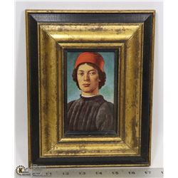 ARTIST BOTTICELLI "YOUNG MAN" #335 5 X 7