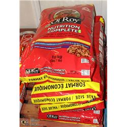 LOT OF 4 18KG BAGS OL ROY NUTRITION COMPLETE