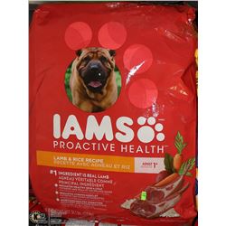 LOT OF 2 17.5 KG BAGS IAMS LAMB AND RICE RECIPE