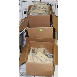 4 BOXES OF ASSORTED ELECTRICAL CLIPS AND TELEPHONE
