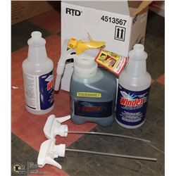CASE OF COMMERCIAL WINDEX GLASS CLEANER WITH