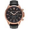 Image 2 : NEW MICHAEL KORS TRIPLE CHRONO BLACK DIAL MSRP$351
