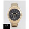 Image 2 : NEW ARMANI EXCHANGE TRIPLE CHRONO BLK DIALMSRP$275