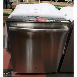 GE STAINLESS DISHWASHER WITH BUILT IN HIDDEN