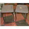 Image 1 : PAIR OF BAR STOOLS 27" TALL