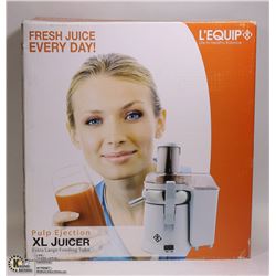 L'EQUIP PULP EJECTION XL JUICER, WHITE