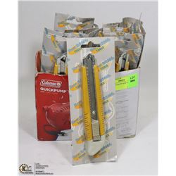 LOT OF 12 UTILITY KNIVES