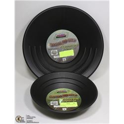 10" AND 14" GOLD PANS FOR GOLD RECOVERY