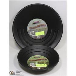 10" AND 14" GOLD PANS FOR GOLD RECOVERY