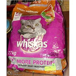 WHISKAS ADULT CAT FOOD, 7.7KG BAG