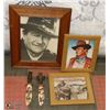 Image 1 : ASSORTED JOHN WAYNE COLLECTIBLES INCLUDING FIRST