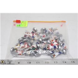 LOT OF 31 STANLEY CUP TEAM FIGURES OILERS LEAFS