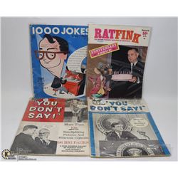 4 X JOKE 1960'S MAGAZINES RARE STAN LEE WORK