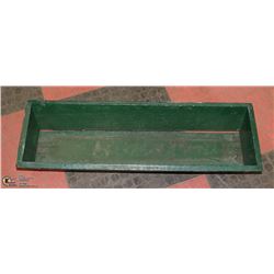 32" GREEN WOOD OUTDOOR PLANTER