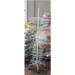SPINNING PAMPHLET RACK