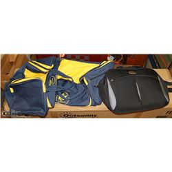 2 TOTE BAGS  1 COMPUTER BAG