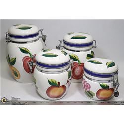 4 PC CNAISTER SET