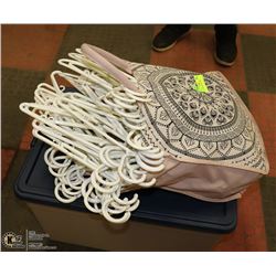 BAG OF ASSORTED HANGERS