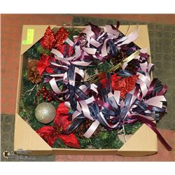 CHRISTMAS WREATH WITH HANGER