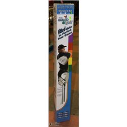 SET OF 7 NEW WAY TO GOLF GOLF CLUBS LH SIZE 2