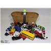 Image 1 : BASKET OF TOY CARS