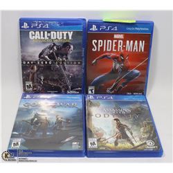 4PCS OF PLAYSTAION 4 GAMES - CALL OF DUTY,