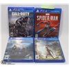 Image 1 : 4PCS OF PLAYSTAION 4 GAMES - CALL OF DUTY,