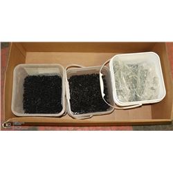 3 BOXES OF SCREWS