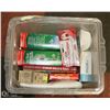 Image 1 : PLUMBING SUPPLIES- BOX LOT