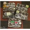 Image 1 : CANNING JARS- 4 BOXES WITH LIDS & RINGS