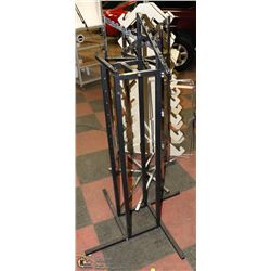 LOT OF 3 ASSORTED DISPLAY RACKS