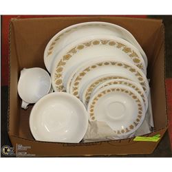 CORELLE DISHES- 21 PIECES
