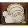 Image 1 : CORELLE DISHES- 21 PIECES